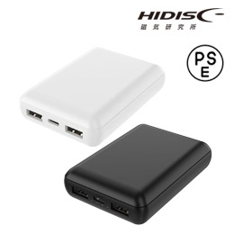 HIDISC  10000mAh 薄型コンパクトモバイルバッテリー version4