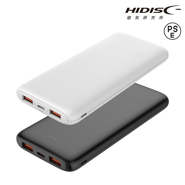 HIDISC PD20W急速充電対応 モバイルバッテリー 10000mAh（HD4-MBTC10KPD20）