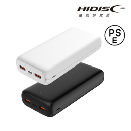 HIDISC PD20W急速充電対応 モバイルバッテリー 20000mAh 