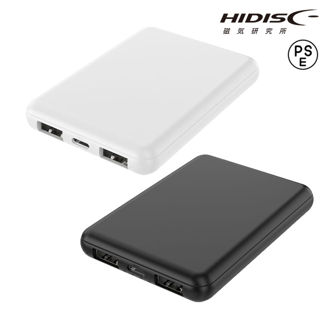 HIDISC  5000mAh 薄型コンパクトモバイルバッテリー version4（HD4-MBTC5000）