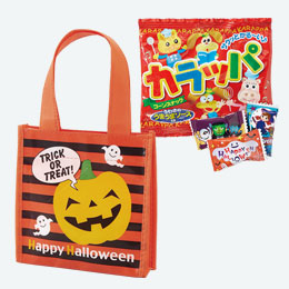 ハロウィントートお菓子入