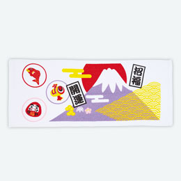 おめでたフェイスタオル