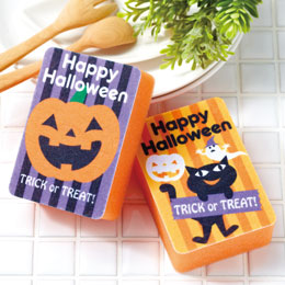 ハロウィン･キッチンスポンジ（1コ入）【在庫限り商品】