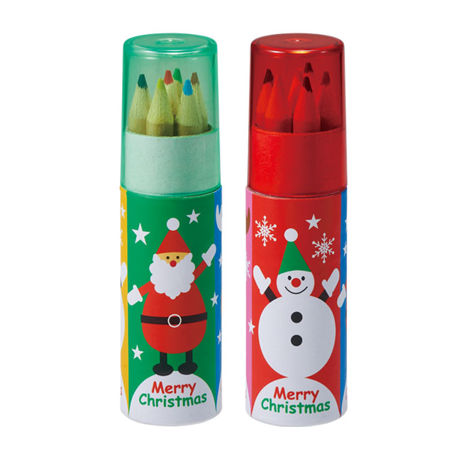 クリスマス色鉛筆（6本入）（SNS-0200479）