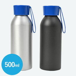 アルミダイレクトボトル５００ｍｌ（シリコンストラップ付）