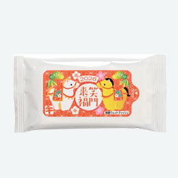 干支＜午＞除菌ウエットティッシュ（10枚）