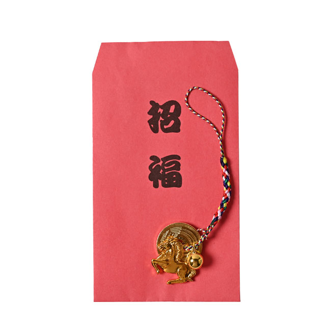 <午>根つけ（5円玉・鈴付）（SNS-0200636）