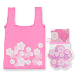 さくらエコバッグ（ダイカットPVCポーチ付）