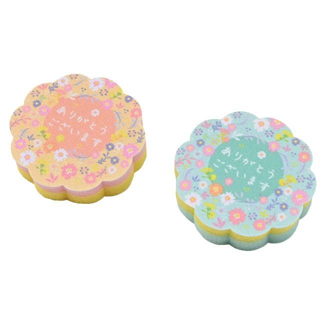 「ありがとうございます」ダイカットキッチンスポンジ(1コ入)(SNS-0200684)