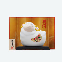 開運干支<未>みやび置物(中)