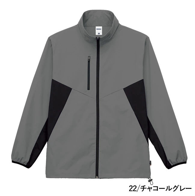 リサイクルストレッチワークブルゾン(ポリジン加工)(MJ0084) 本体 22/チャコールグレー