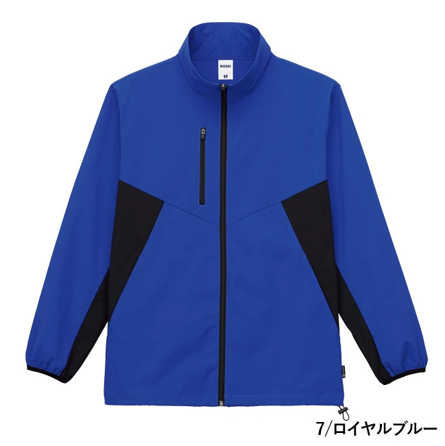 リサイクルストレッチワークブルゾン(ポリジン加工)(MJ0084) 本体 7/ロイヤルブルー