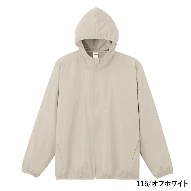 リサイクルタフタフーデッドジャケット(MJ0086) 本体 115/オフホワイト