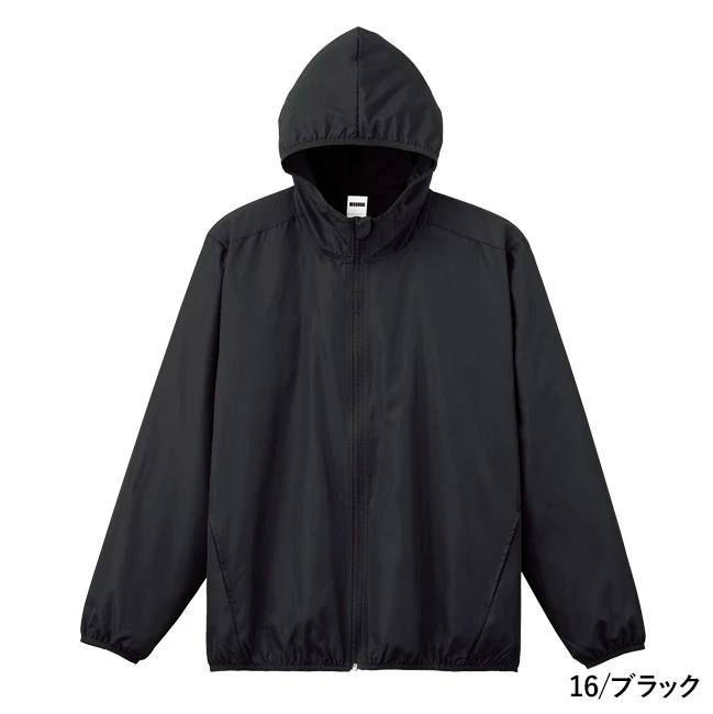 リサイクルタフタフーデッドジャケット(MJ0086) 本体 16/ブラック