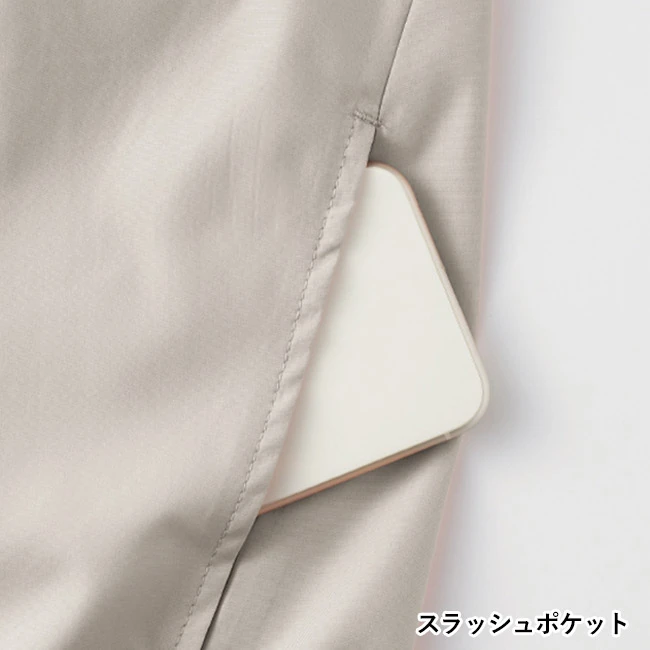 リサイクルタフタフーデッドジャケット(MJ0086) スラッシュポケット
