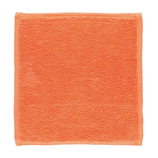 カラフルハンカチタオル（m25561-106）オレンジカラー