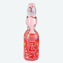 瓶ラムネ　イチゴ味