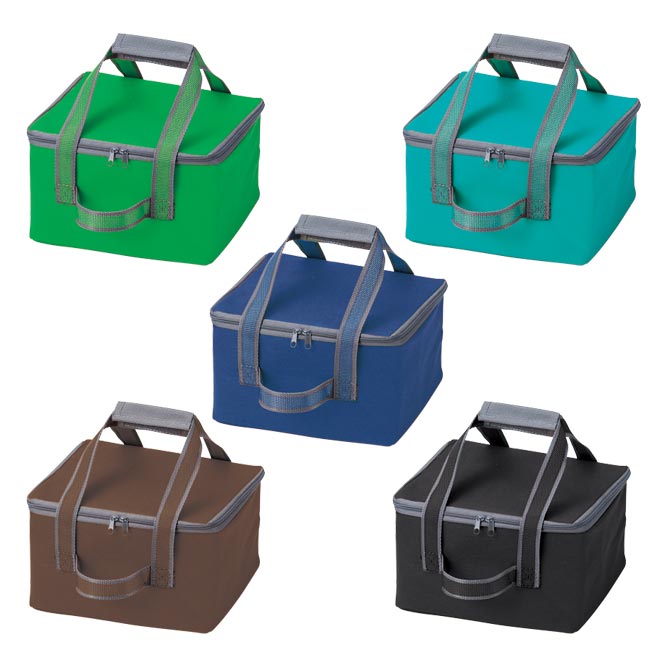 トイロ　たてよこ使える保冷温バッグ（m28891-057）グリーン、ライトブルー、ブルー、ブラウン、ブラック
