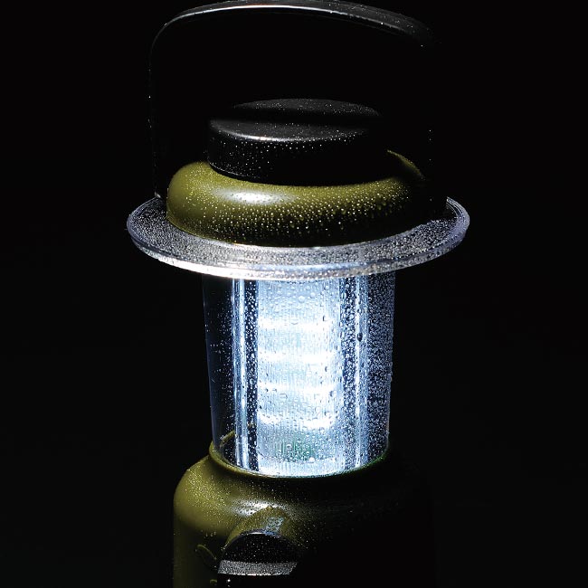 調光できる防滴ランタンライト（m30155-066）ライト点灯