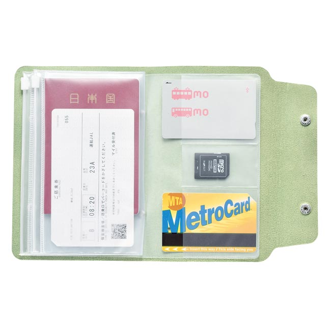 スマートライフ　印鑑＆カードケース（m31738-080）パスポート、ICカードなどの収納に