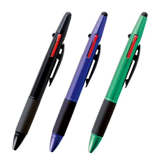 タッチペン＆3色ボールペン（m31887）