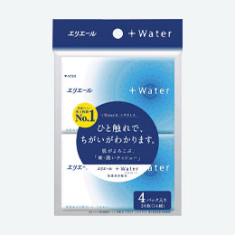 エリエール＋Waterポケットティシュー14W4個組