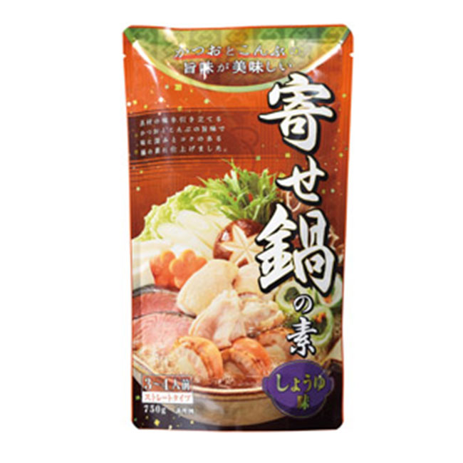 あったか鍋の素　寄せ鍋しょうゆ味750g(m34301YO)