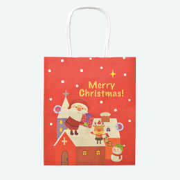 クリスマス柄紙袋