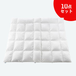 フランスベッド　羽毛プレミアムセット松