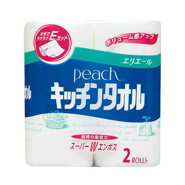 ダイオーピーチキッチンタオル2ロール（SNS-1000112）