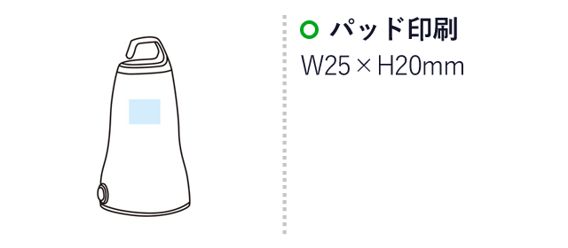 モシモ二ソナエル　COB3WAYライト（SNS-1000205）名入れ画像　パッド印刷　W25×H20mm