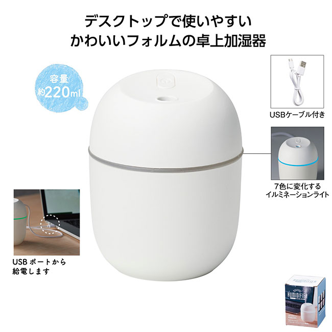 ラウンディUSB卓上加湿器（SNS-1000299）