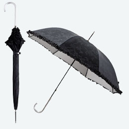 ローズガーデン　晴雨兼用長傘