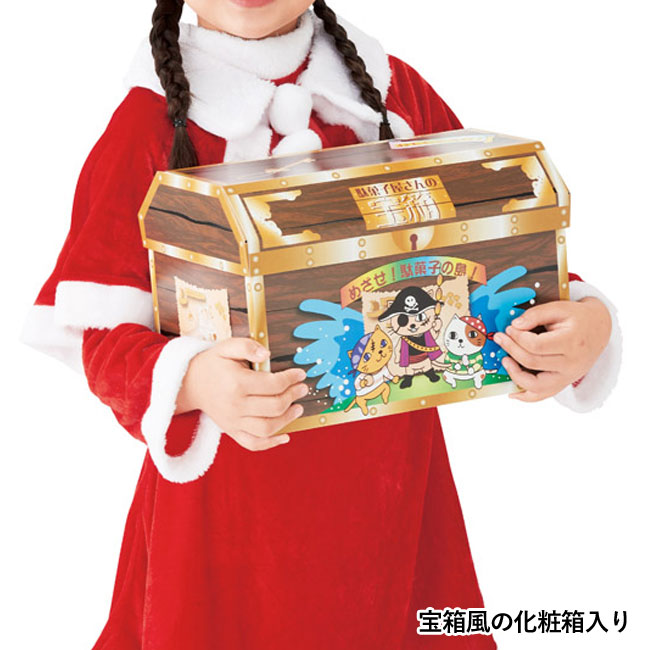 クリスマス　駄菓子屋さんの宝箱（SNS-1000762）宝箱風の化粧箱入り