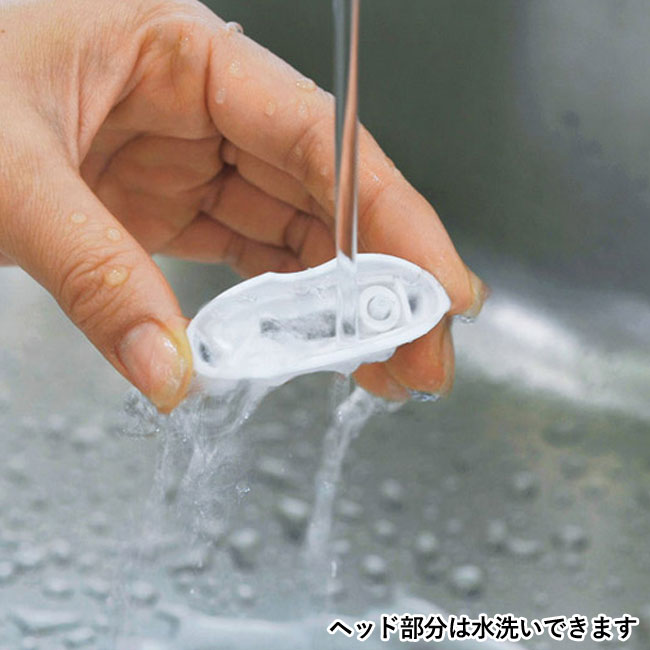 LEDライト付電動爪削り（SNS-1000958）ヘッド部分は水洗いできます