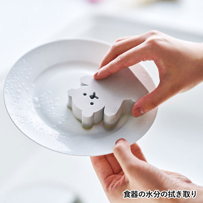 超吸水！スイトリスポンジ（SNS-1001110）食器の水分の拭き取り