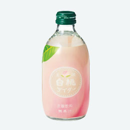 果実サイダー300ml　豊潤白桃