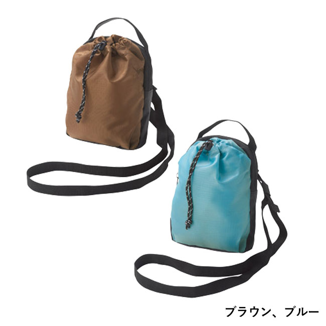 ボトルも入るショルダーバッグ（SNS-1001976）ブラウン、ブルー