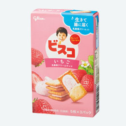 ビスコ　イチゴ味