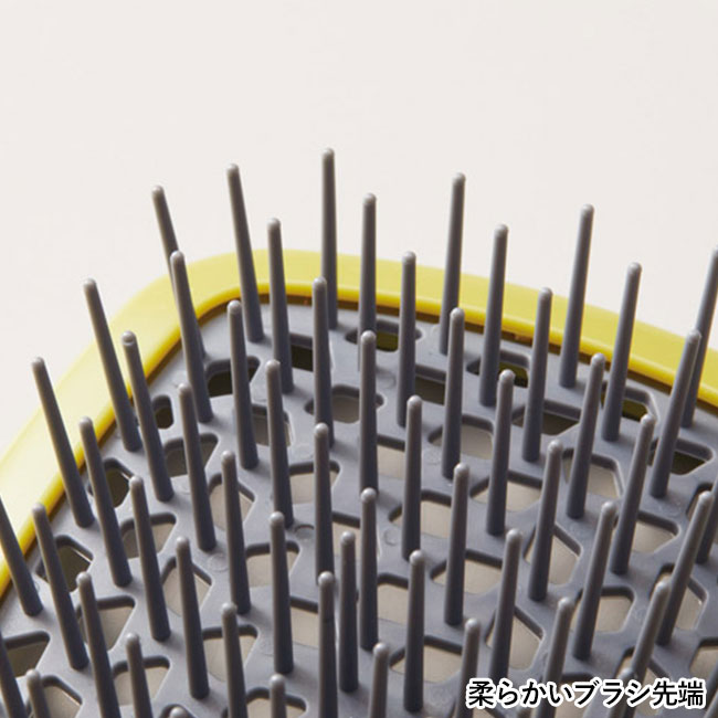 髪にやさしい 速乾ヘアブラシ（SNS-1002043）柔らかいブラシ先端