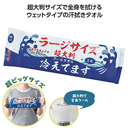 超大判クールタオル冷えてます ラージサイズ5枚入