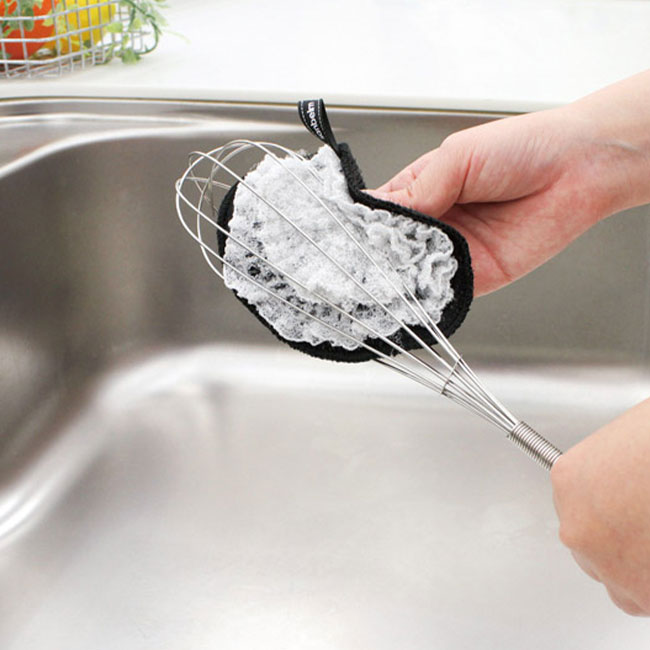 ビストロ先生 軽い力で食器洗いスポンジ（SNS-1002222）泡だて器に