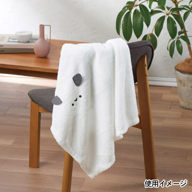 まるでシマエナガ！ くるくるブランケット（SNS-1002240）使用イメージ