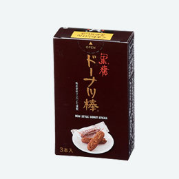 九州銘菓ドーナツ棒3本入　黒糖くまモン