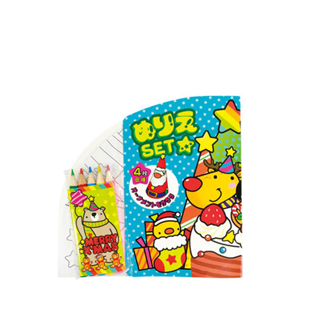 Withサンタぬりえセット（SNS-1002348）デザイン1