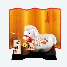 開運銀彩福午 破魔矢