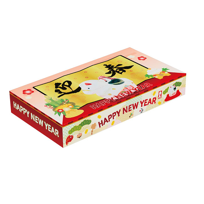 迎春BOXティッシュ40Ｗ　午（SNS-1002386）