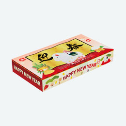 迎春BOXティッシュ40Ｗ　午