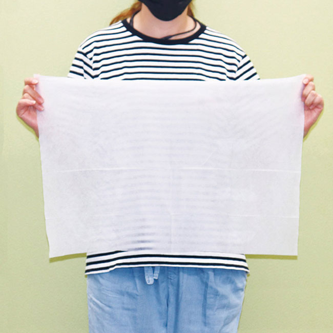 超大判温感ボディタオル 寒い日には温に着ます。(SNS-1002391)全身を拭ける大判サイズ