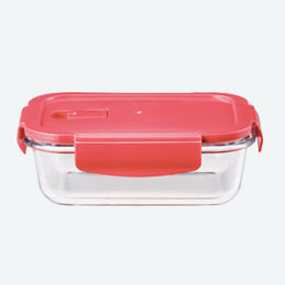 フタ付耐熱ガラス保存容器